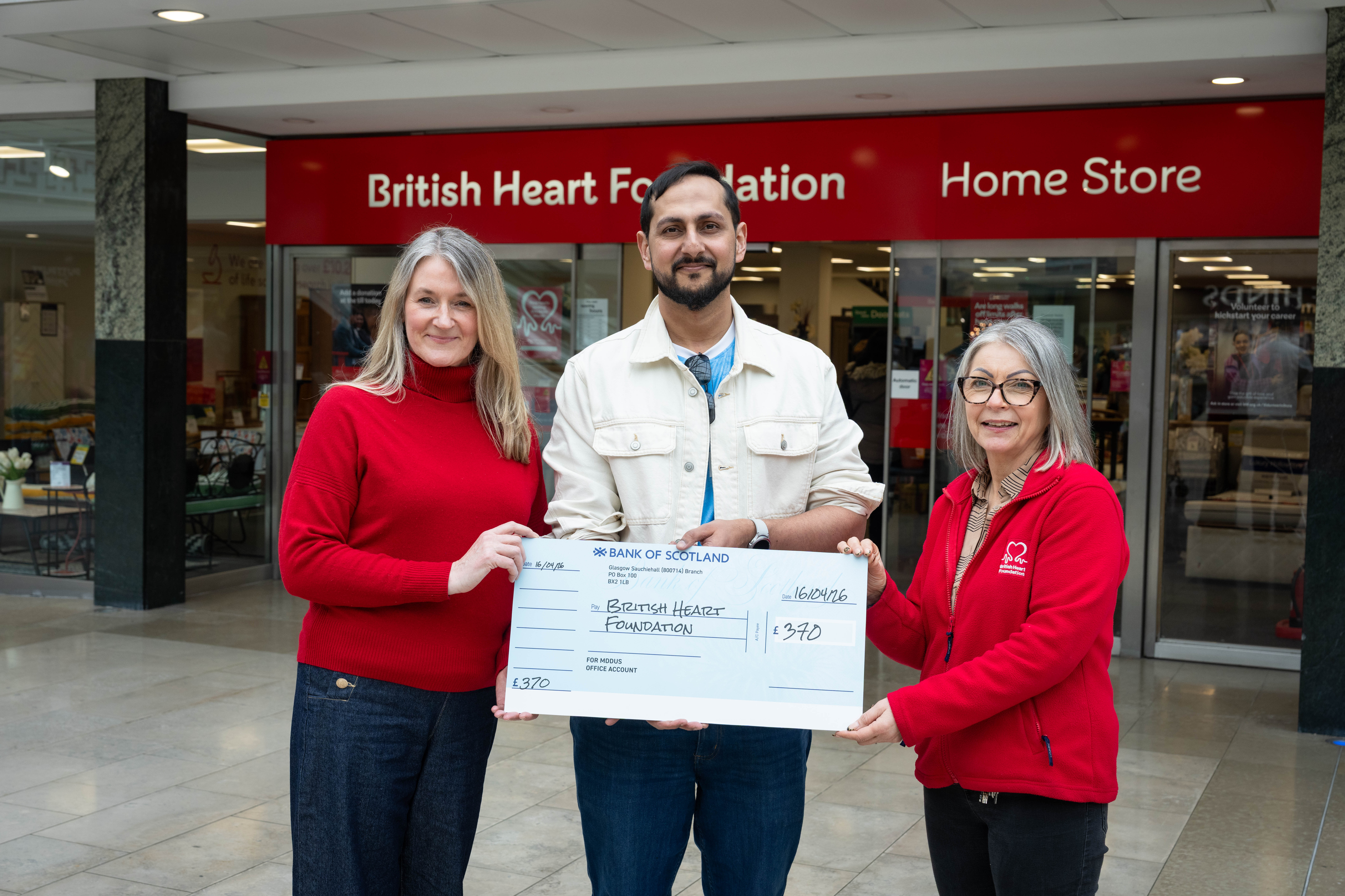 Doctor supports a local charity in a heartbeat  image